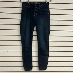 Mercantile by J. Crew Button Fly Dark Wash‎ Jeans - Size 26